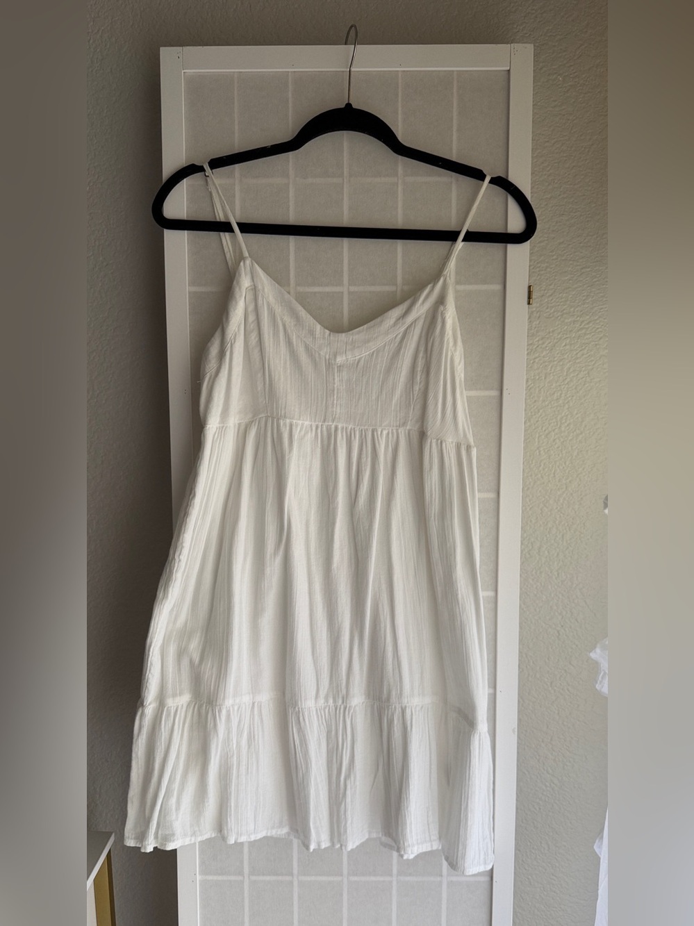 Abound White Elastic Waist Sundress
